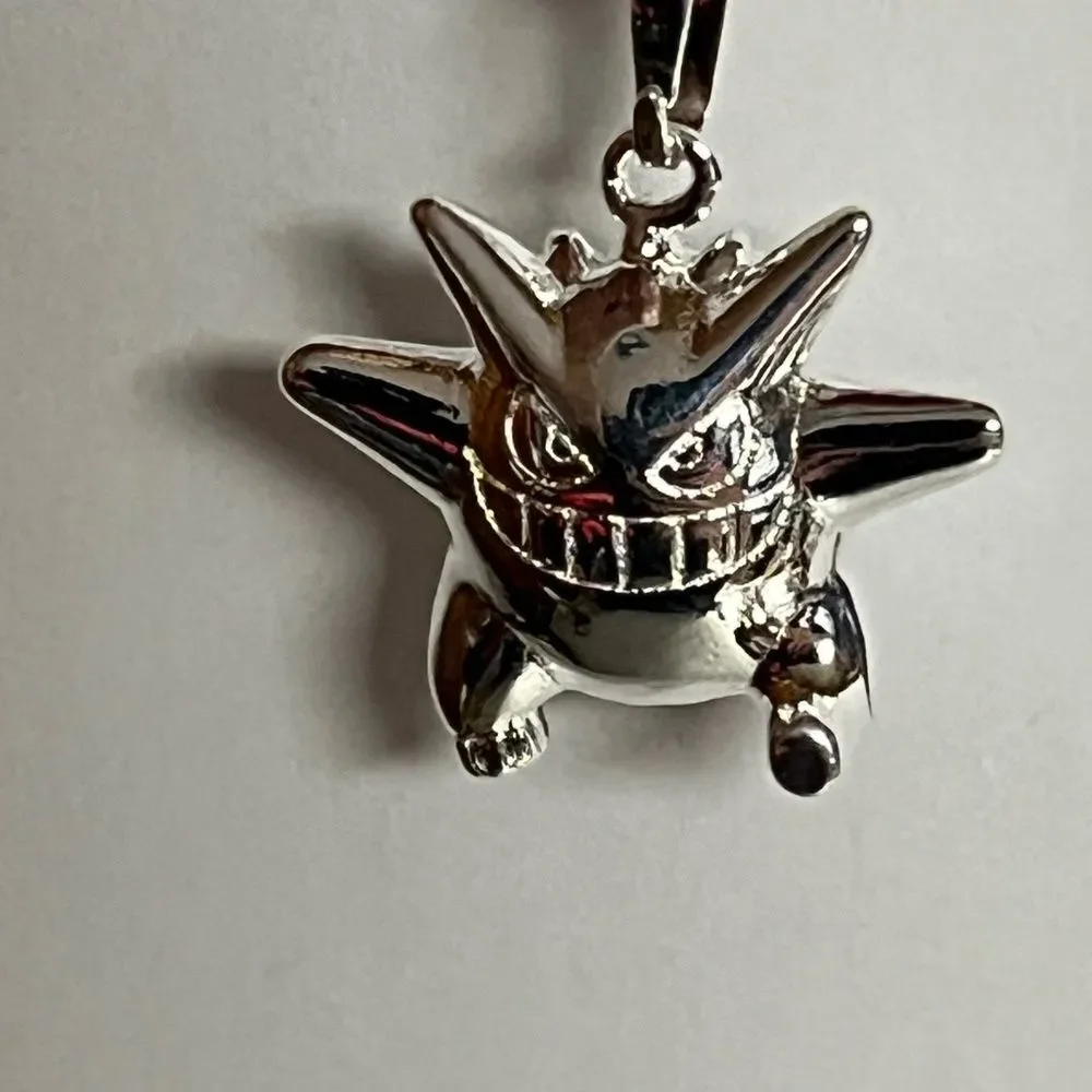 Gengar Pokemon Charm Pendant Necklace Anime Chain